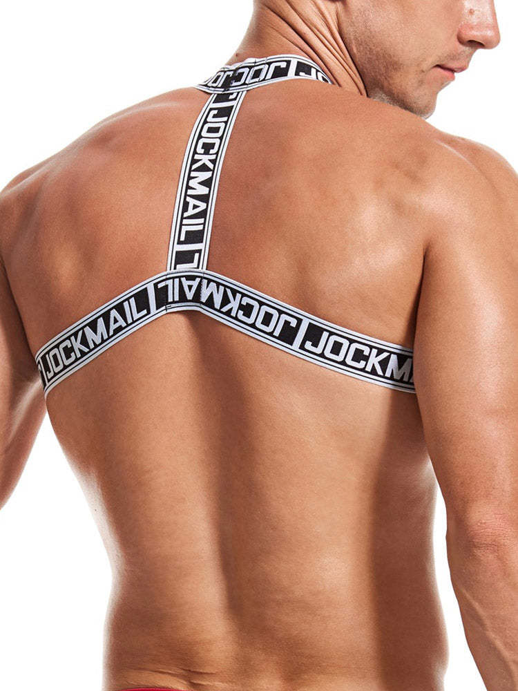 BLACKRISS™Fitness Chest Strap Fashion Letter Shoulder Strap-Blackriss