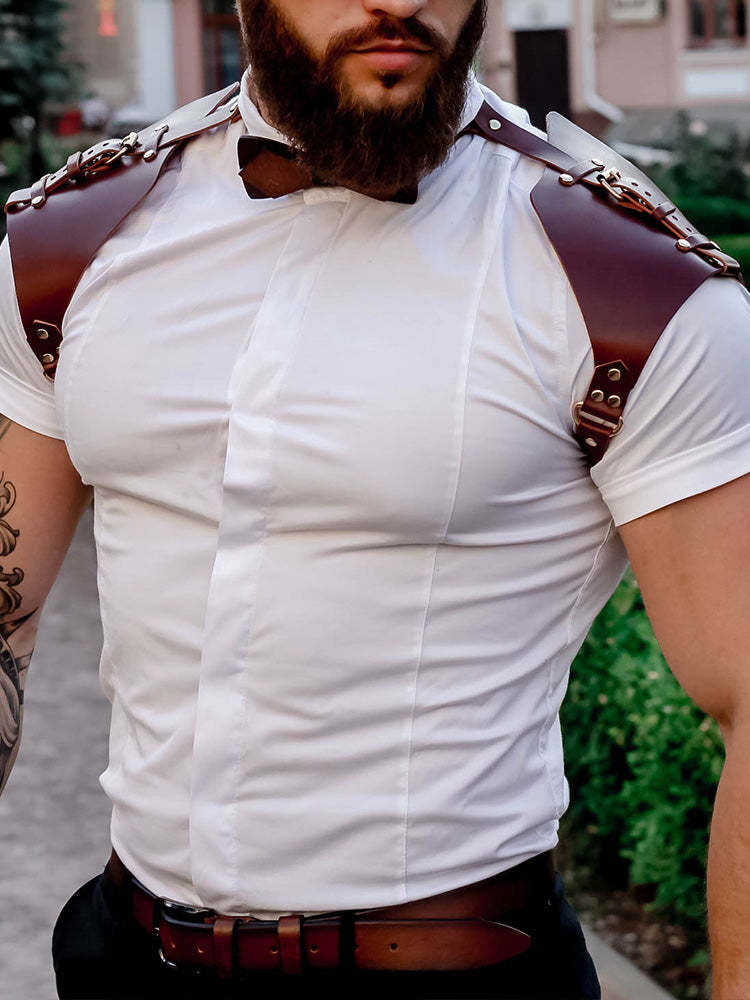 BLACKRISS™Men's Leather Restraint Harness Strap-Blackriss