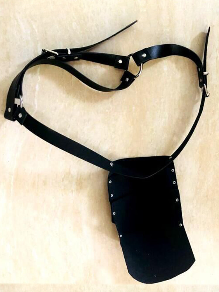 BLACKRISS™Men Faux Leather Armor Chest Harness-Blackriss