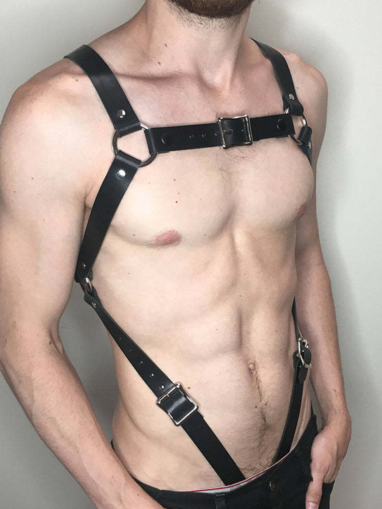 BLACKRISS™Mens Chest Harness - Black-Blackriss