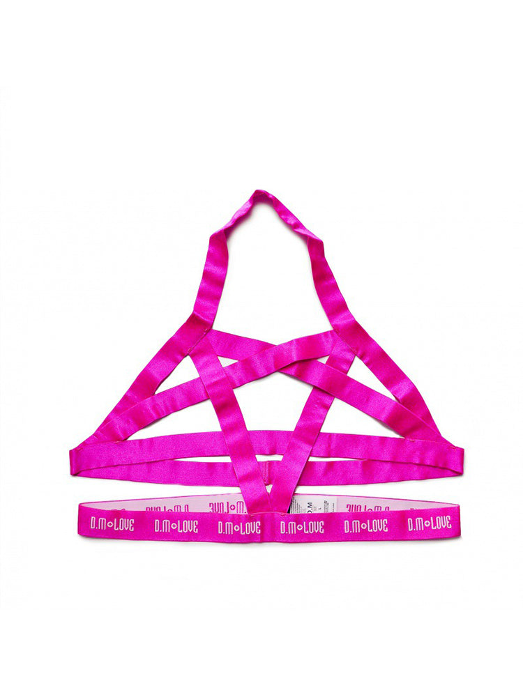 BLACKRISS™Men's Fashion Letters Sexy Hollow Erotic Harness-Blackriss