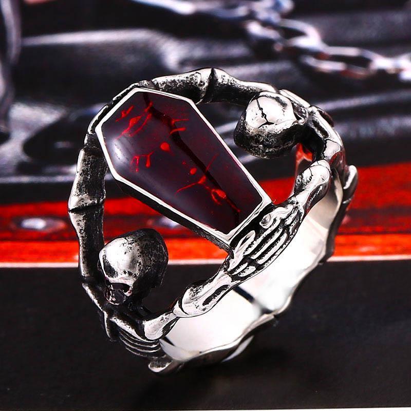 Blackriss™Skull Coffin Ring-Blackriss