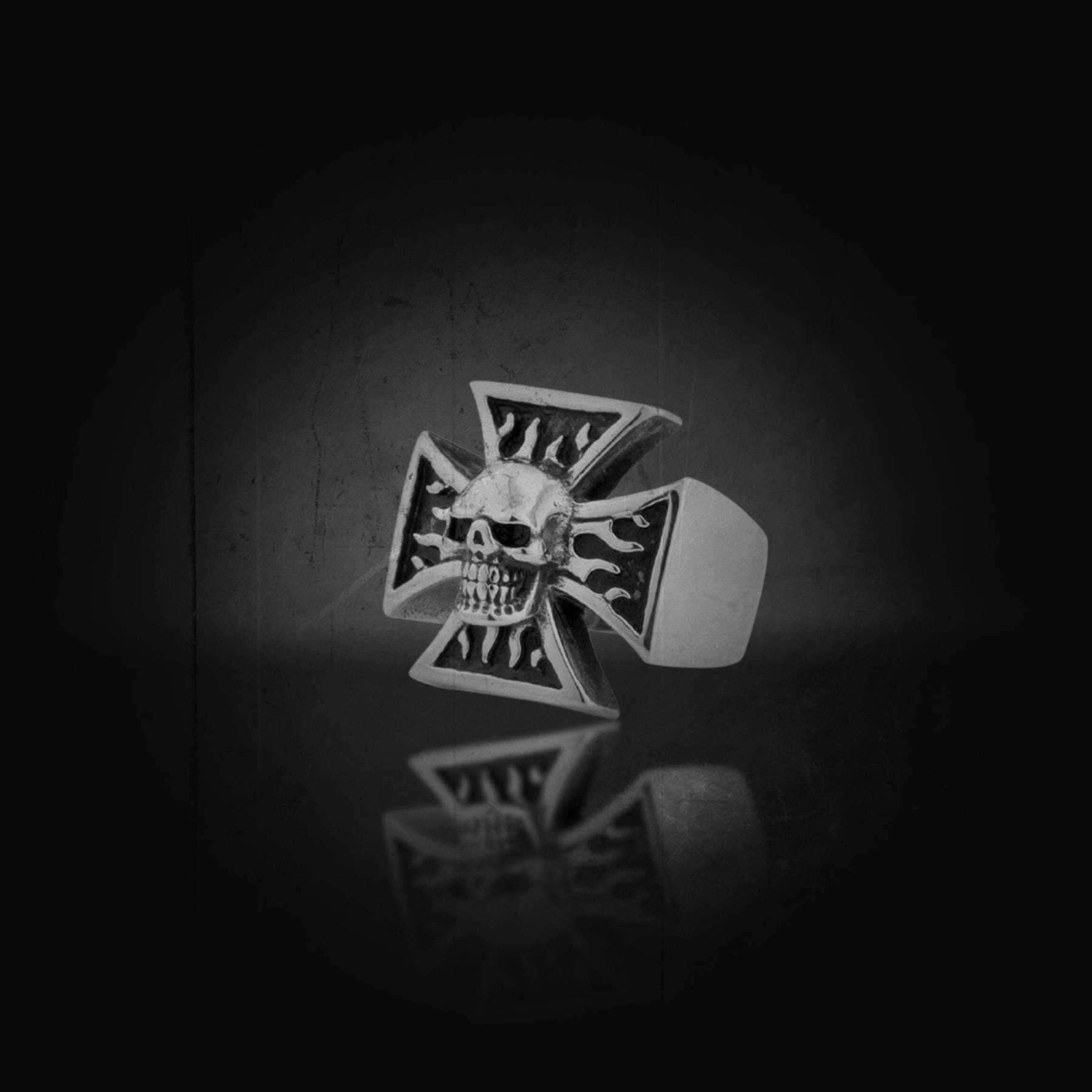 BLACKRISS™Gothic Punk Rock Ring-Blackriss