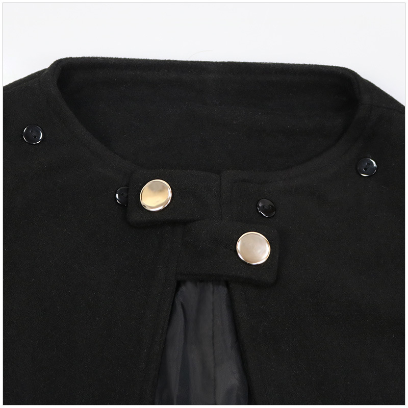 BLACKRISS™Men's woolen retro cape-Blackriss