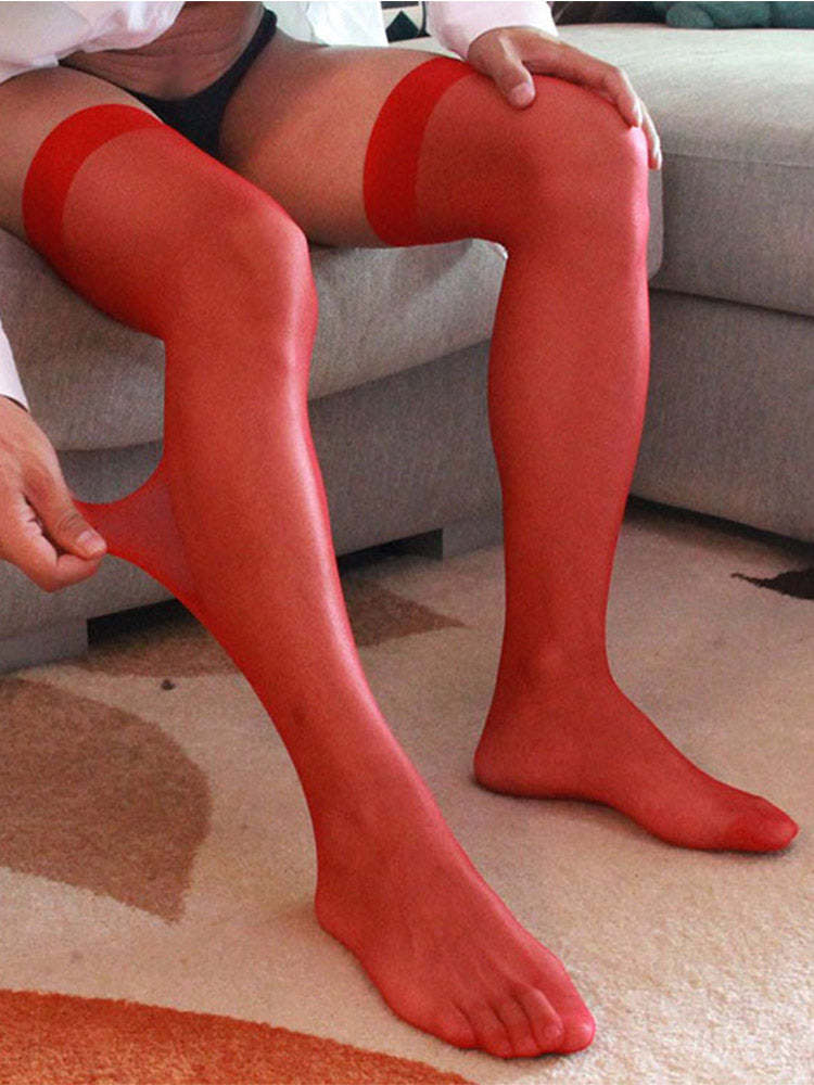 BLACKRISS™Men's Ultra-thin Breathable Over-the-knee Stockings-Blackriss