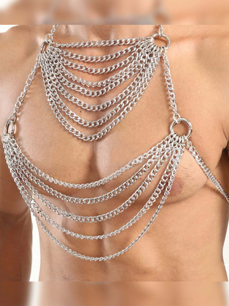 BLACKRISS™Men's Stainless Steel Restraint Chain-Blackriss