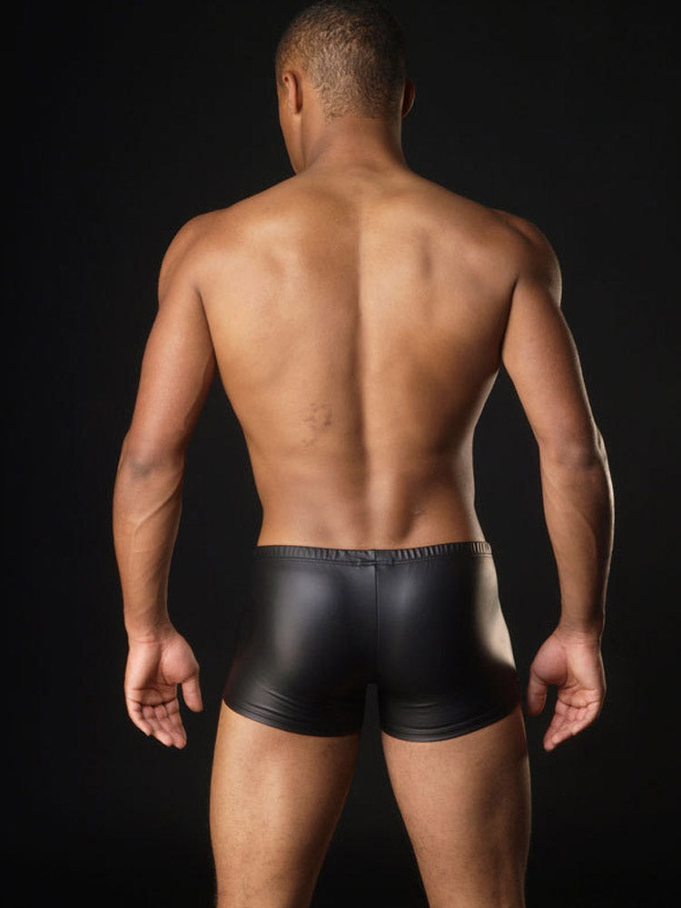 BLACKRISS™Men's Underwear Faux Leather Boxer-Blackriss