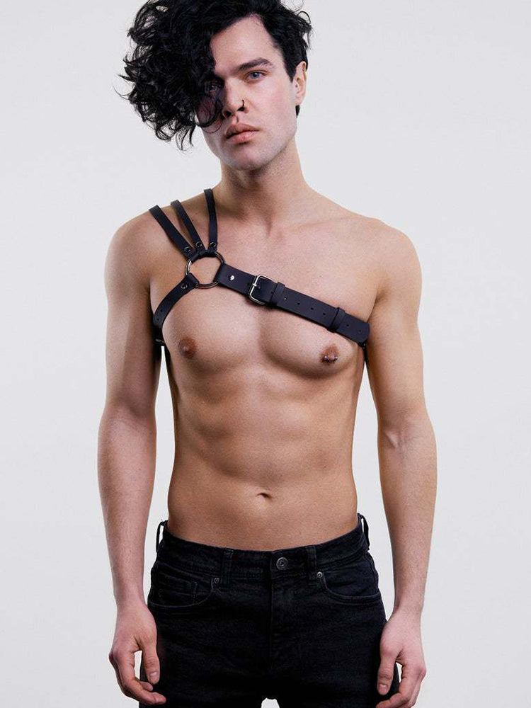 BLACKRISS™Punk Multi-Strap Gladiator Harness - Black-Blackriss
