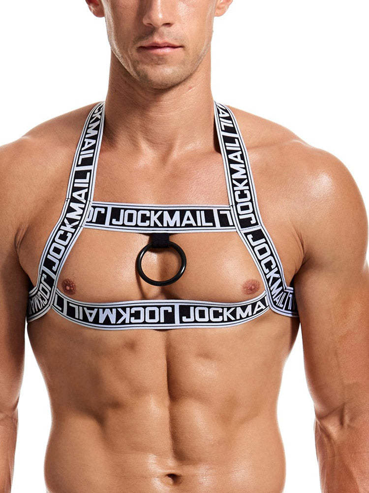 BLACKRISS™Fitness Chest Strap Fashion Letter Shoulder Strap-Blackriss