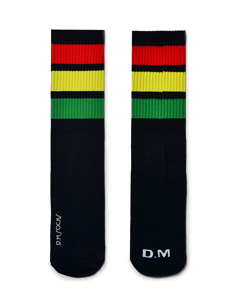 BLACKRISS™Men's Fashion Terry Striped Mid Tube Socks-Blackriss