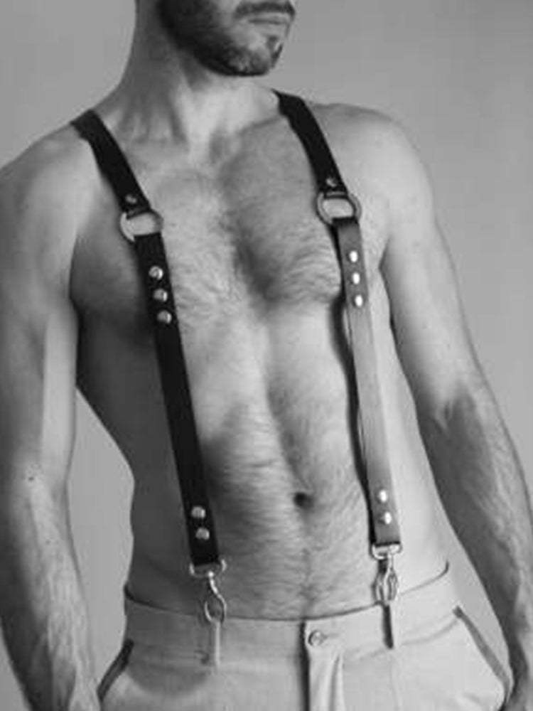 BLACKRISS™Men's Versatile Belt Straps Harness - Black-Blackriss