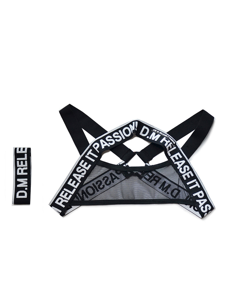 BLACKRISS™Men's Letter Sexy Elastic Shoulder Strap Harness-Blackriss