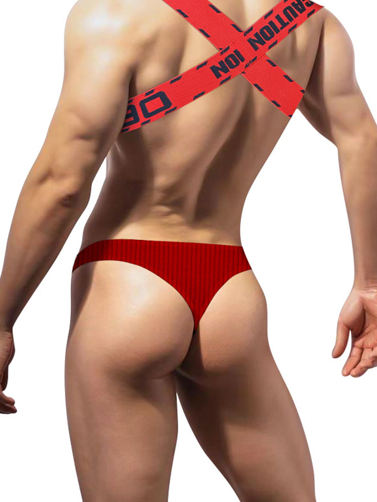 BLACKRISS™Letter Chest Strap Sexy Shoulder Strap-Blackriss