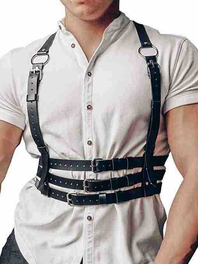 BLACKRISS™Men's Leather Harness Strap-Blackriss