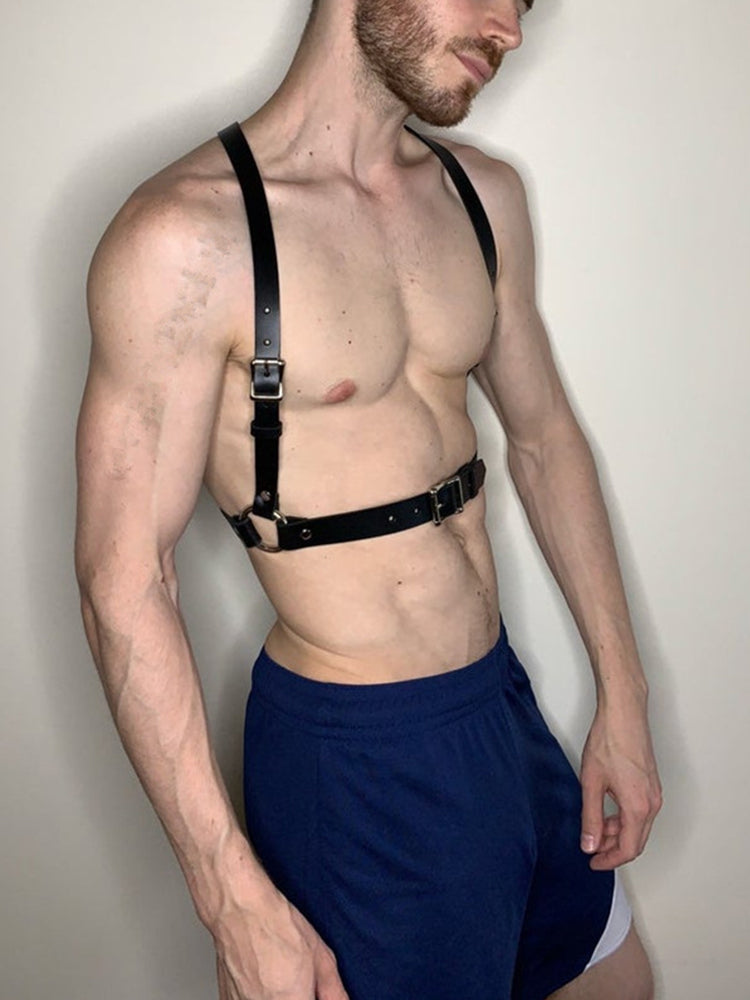 BLACKRISS™Trendy Punk Belt Harness - Black-Blackriss