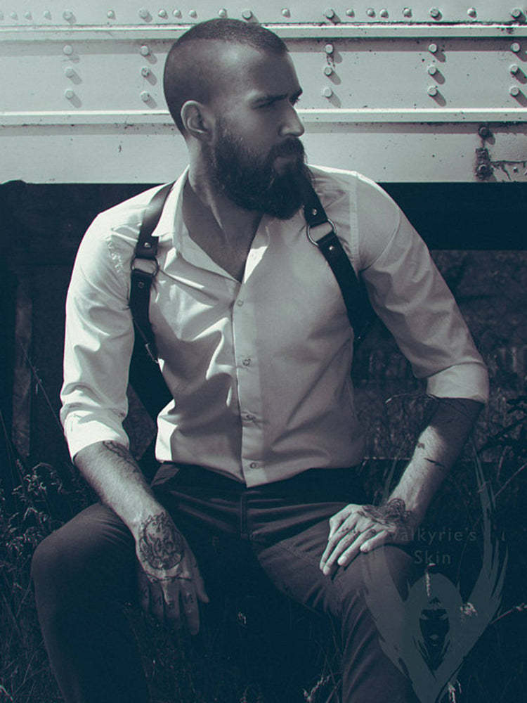 BLACKRISS™Men's Adjustable Buckle Straps - Black-Blackriss