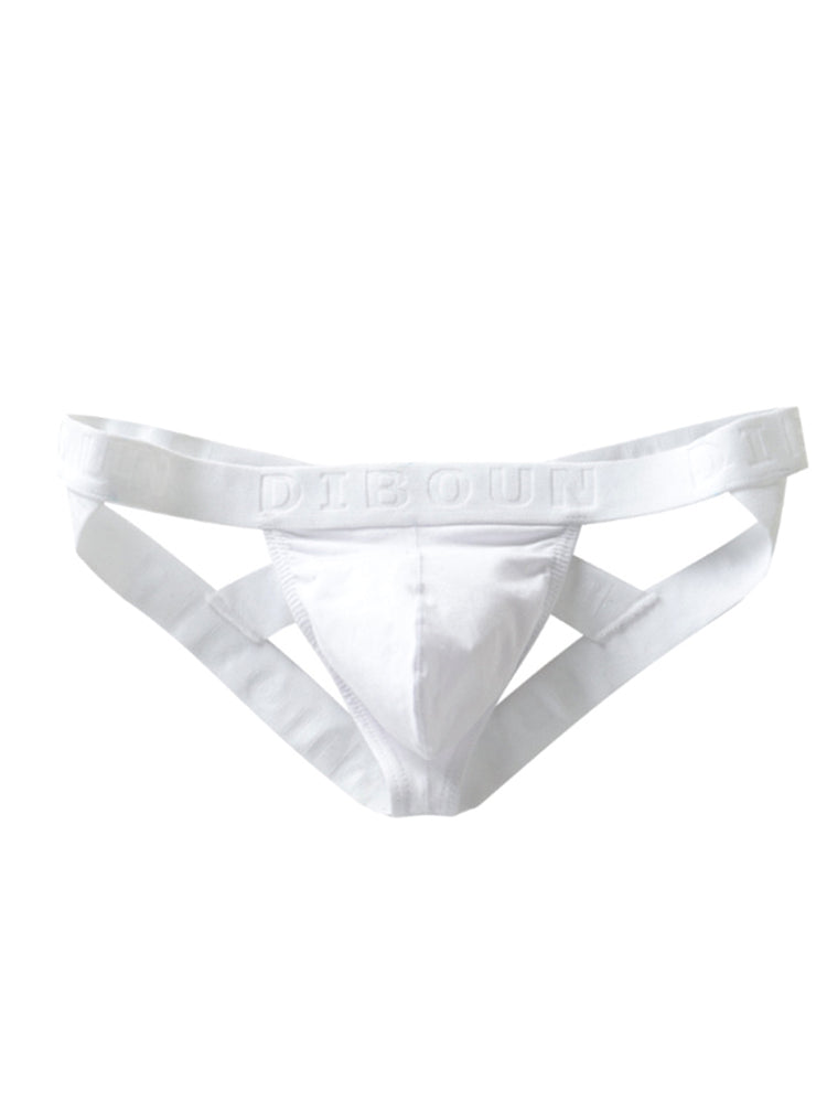 BLACKRISS™Cotton U Bulge Pouch Double Thong-Blackriss