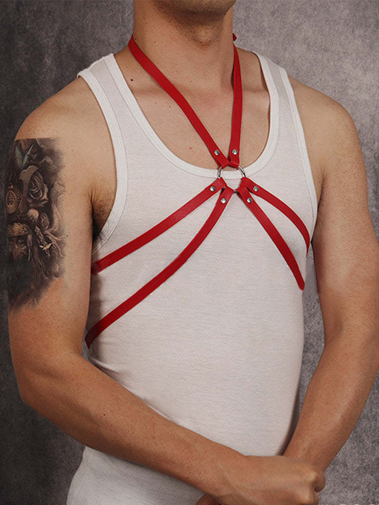 BLACKRISS™Sexy Tuning Outfit Corset Studded Bondage Belt Harness-Blackriss