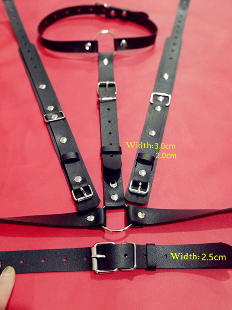 BLACKRISS™Men's Harness Arm Strap Set - Black-Blackriss