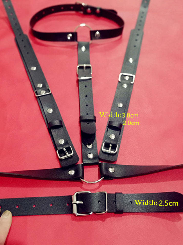 BLACKRISS™Men's Harness Arm Strap Set - Black-Blackriss