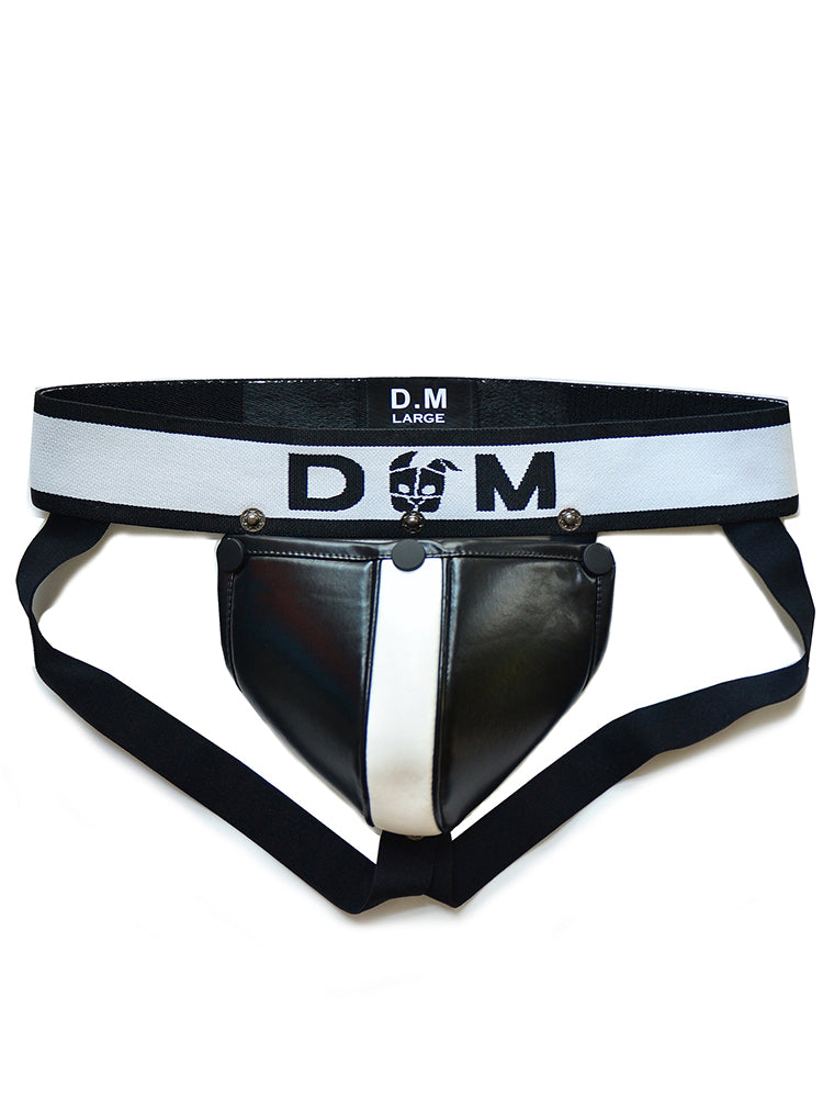 BLACKRISS™Detachable Button Leather Thong-Blackriss