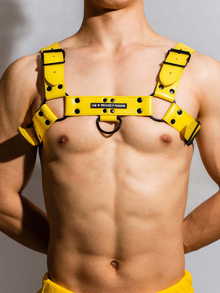 BLACKRISS™Pu Leather Adjustable Sexy Harness-Blackriss