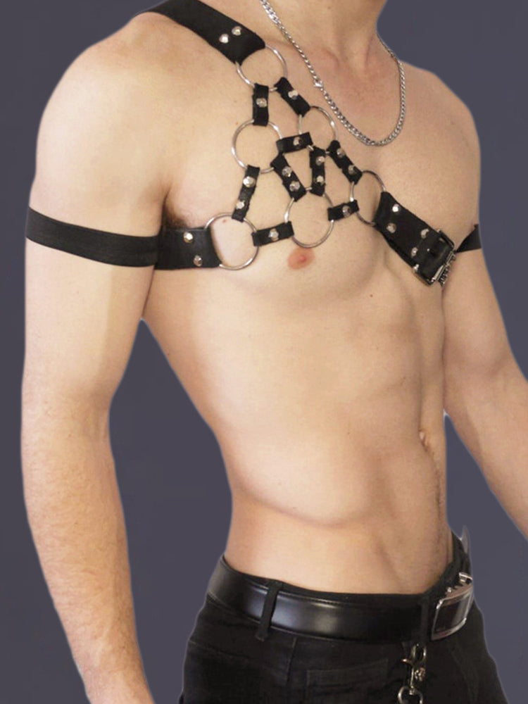 BLACKRISS™Leather Erotic Corset Harness-Blackriss
