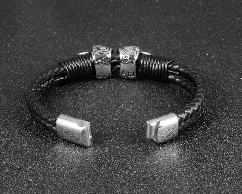 Blackriss™Braided Skull Bracelet-Blackriss