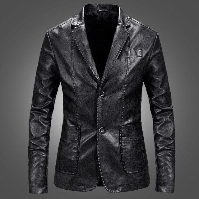 Blackriss™Men's Leather Jacket-Blackriss