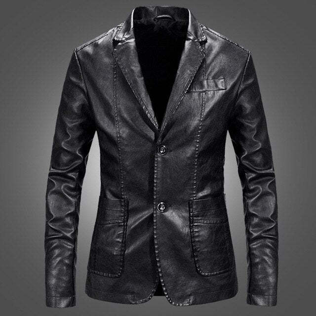 Blackriss™Men's Leather Jacket-Blackriss