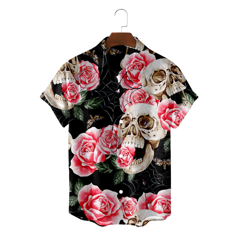 BLACKRISS™Hawaiian Skull Shirt-Blackriss