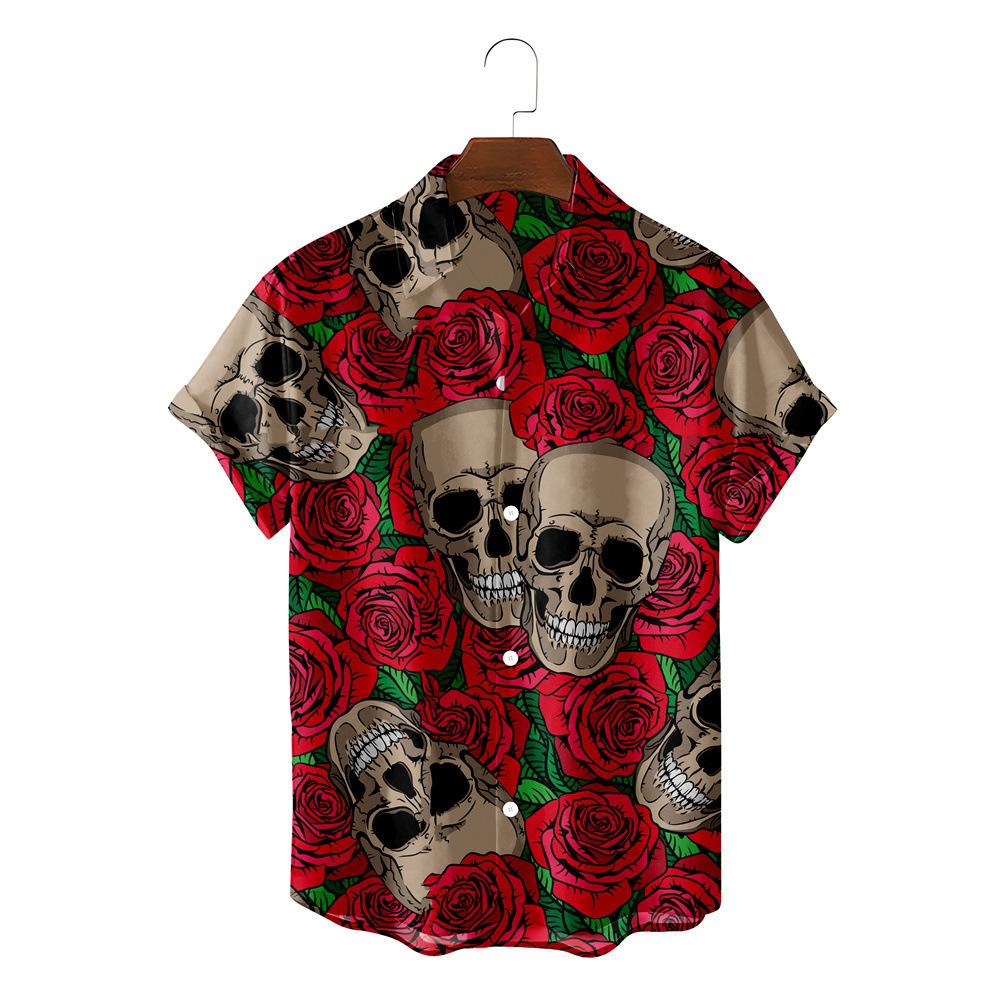 BLACKRISS™Hawaiian Skull Shirt-Blackriss
