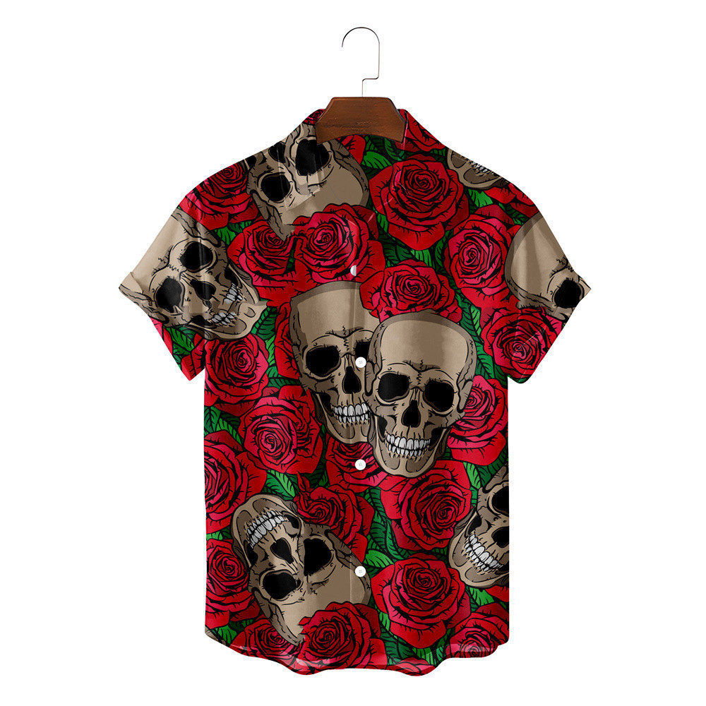 BLACKRISS™Hawaiian Skull Shirt-Blackriss