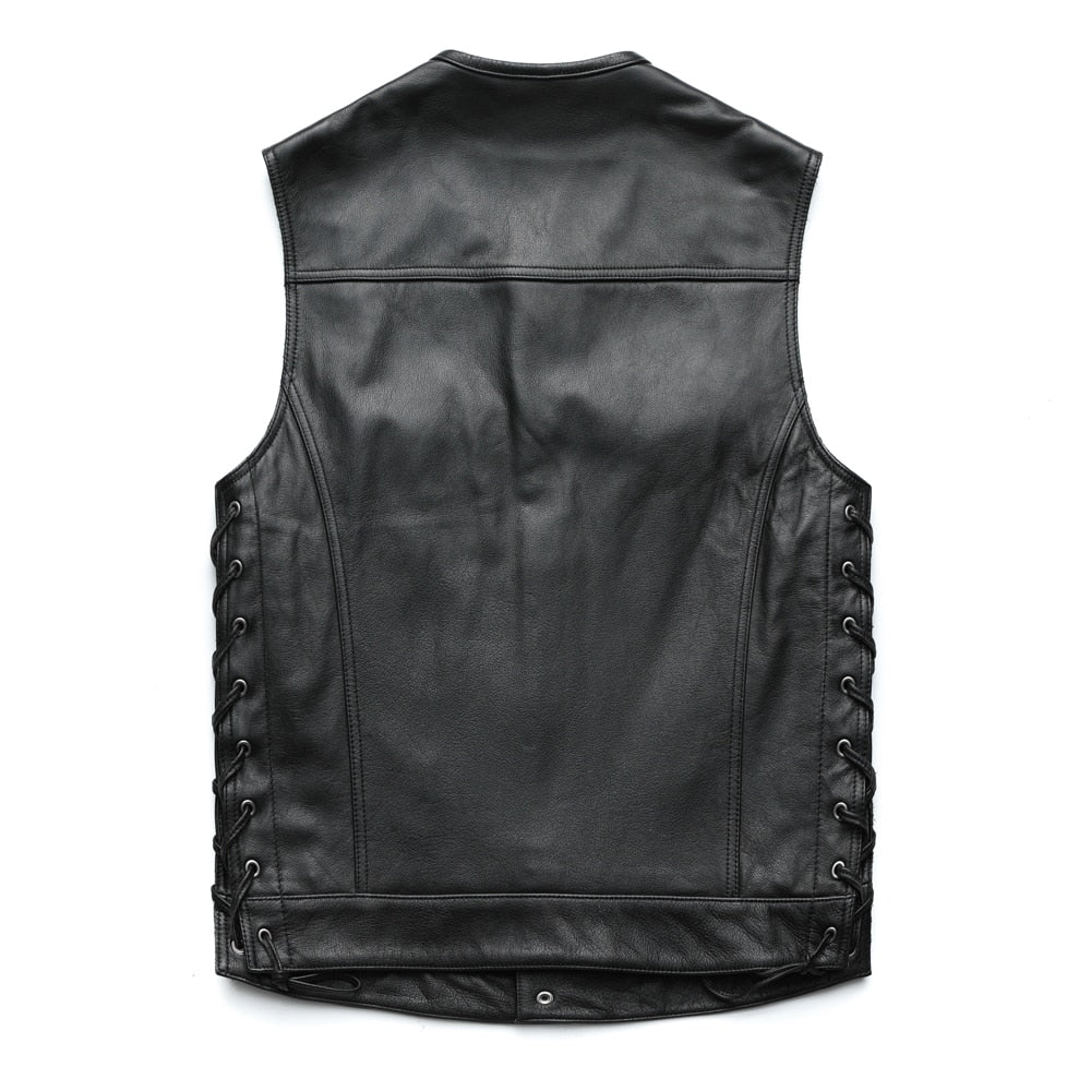 Blackriss™Men's Genuine Leather Vest-Blackriss