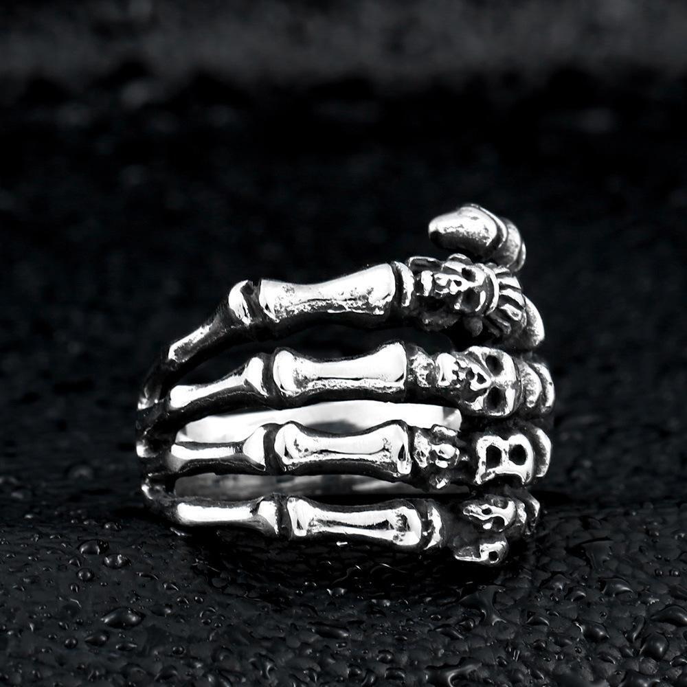 BLACKRISS™Creative Punk Hand Bone Ring-Blackriss