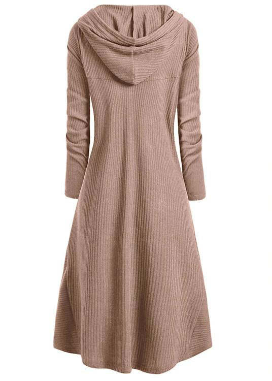 BLACKRISS™Hooded High Low Drop Shoulder Longline Sweater for woman-Blackriss