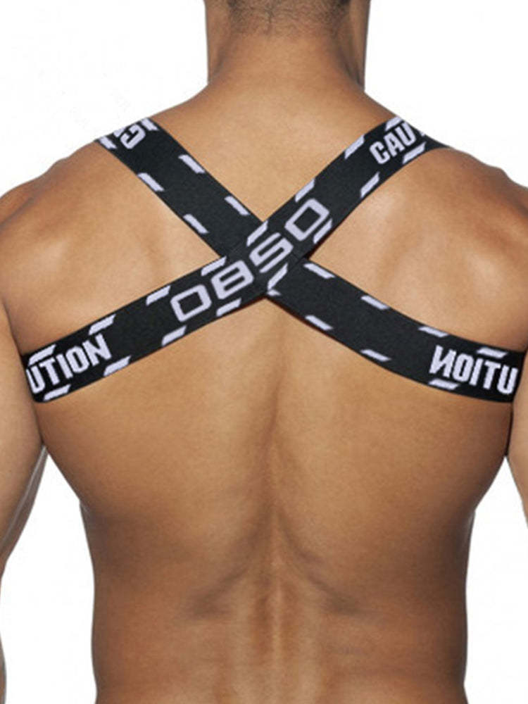 BLACKRISS™Men's Chest Fitness Sports Elastic Shoulder Strap-Blackriss