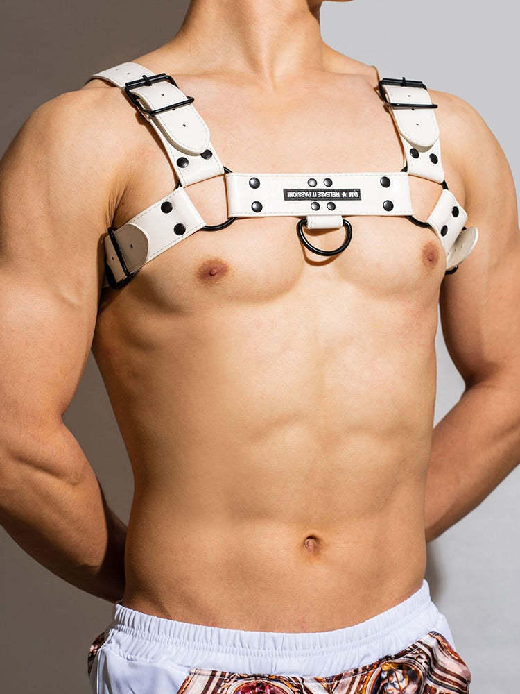 BLACKRISS™Pu Leather Adjustable Sexy Harness-Blackriss