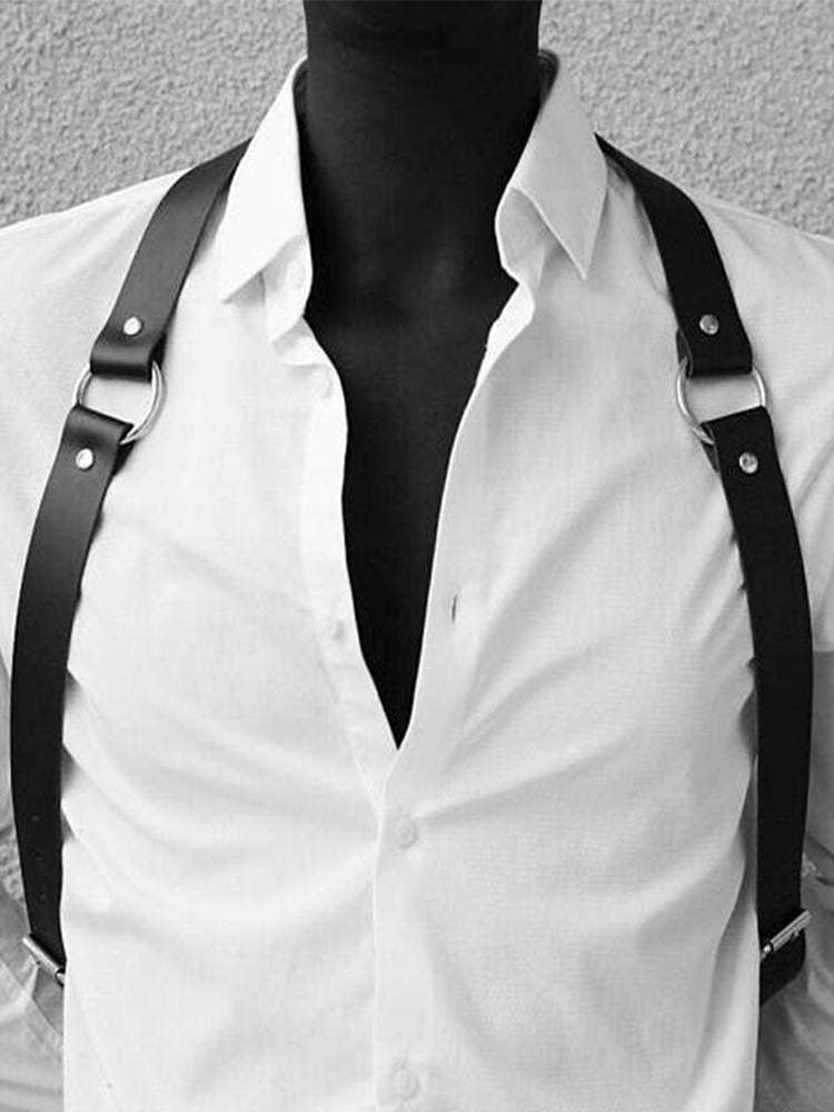 BLACKRISS™Men's Adjustable Buckle Straps - Black-Blackriss