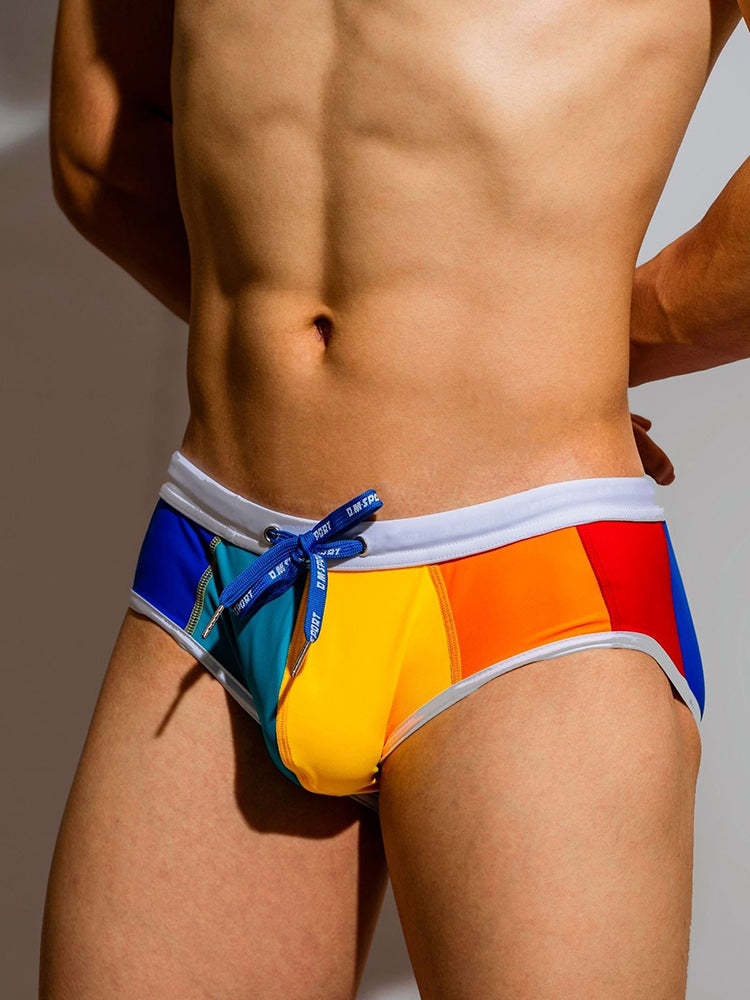 BLACKRISS™Low Waist Sexy Rainbow Briefs-Blackriss