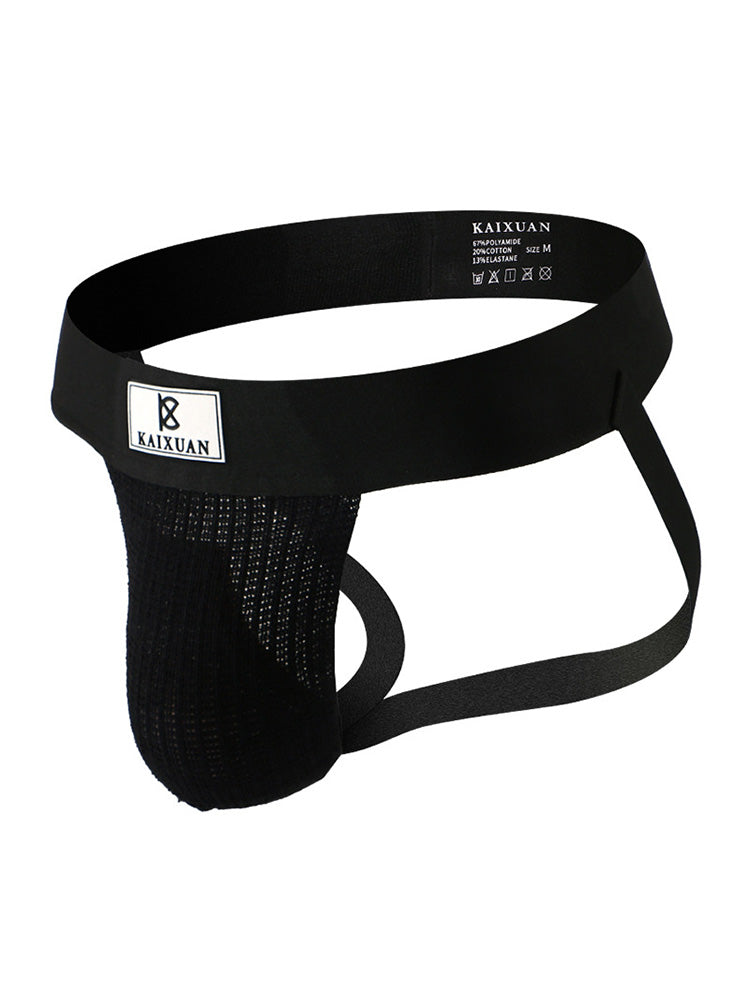 BLACKRISS™U Convex Pocket Rainbow Sexy Jockstrap-Blackriss