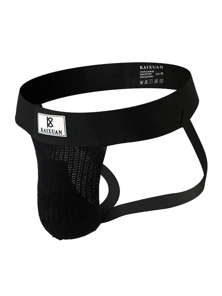 BLACKRISS™U Convex Pocket Rainbow Sexy Jockstrap-Blackriss