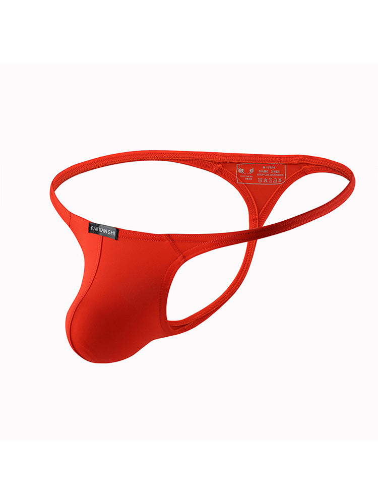 BLACKRISS™Low Waist Single Plus Size Men's Thong-Blackriss