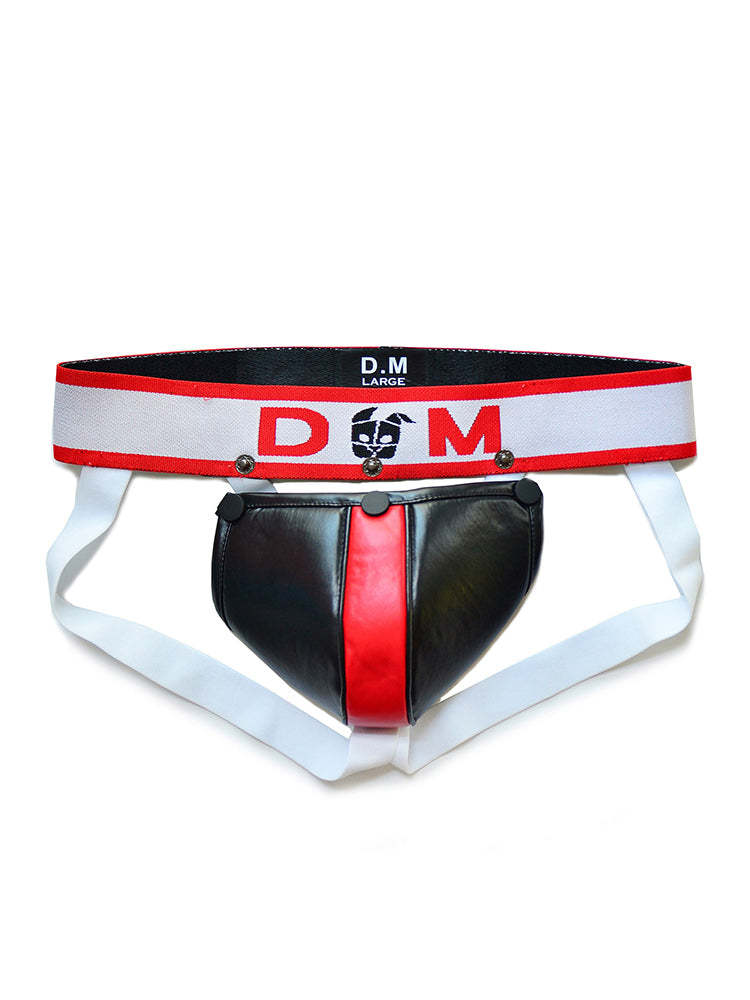 BLACKRISS™Detachable Button Leather Thong-Blackriss
