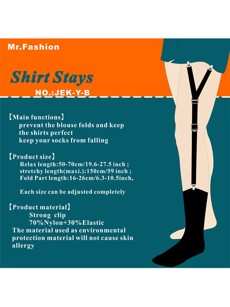 BLACKRISS™Shirt socks non-slip garter 2.5CM-Blackriss