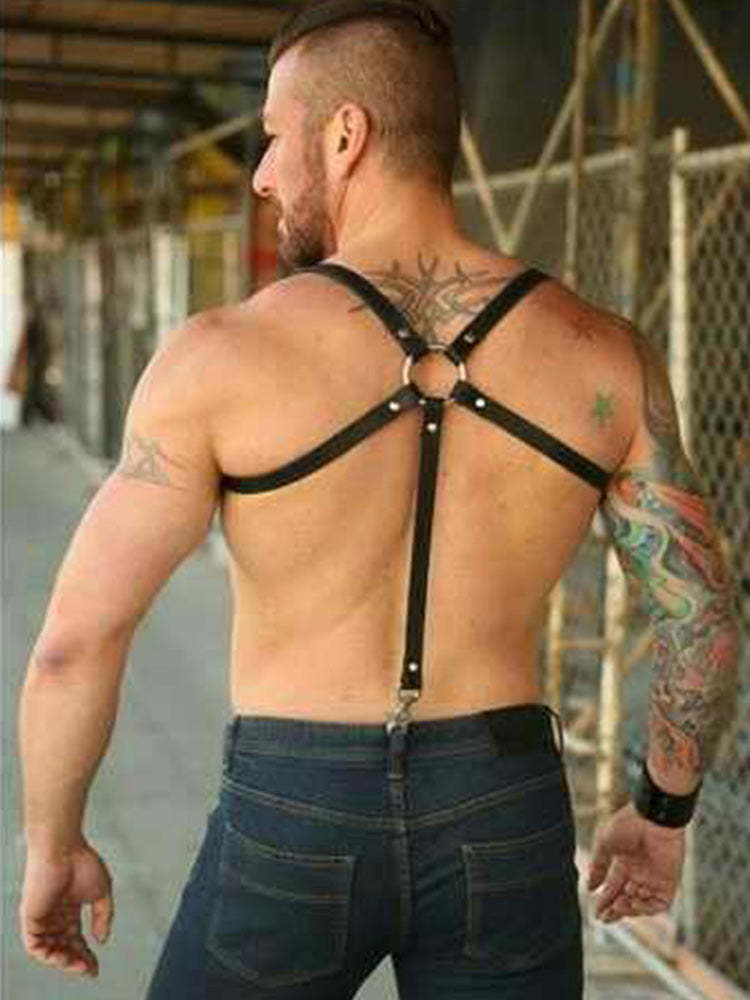 BLACKRISS™Men's Suit Pants Harness - Black-Blackriss