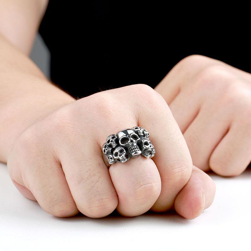 BLACKRISS™Skull Exaggerated Ring-Blackriss