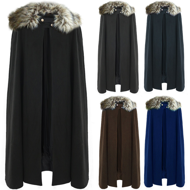 BLACKRISS™Men's woolen retro cape-Blackriss