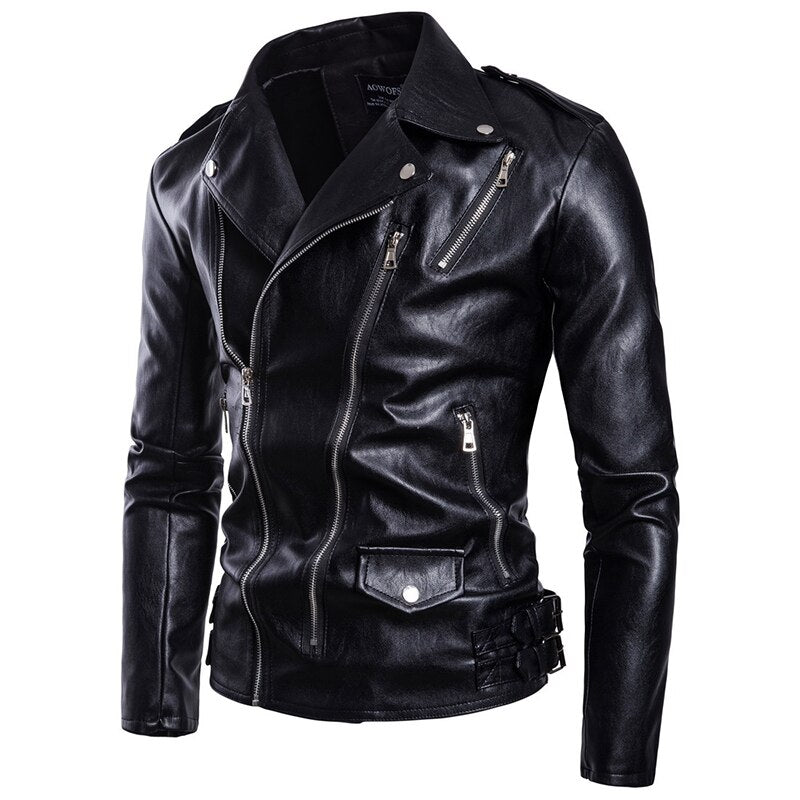 Blackriss™Men's Leather Jacket-Blackriss