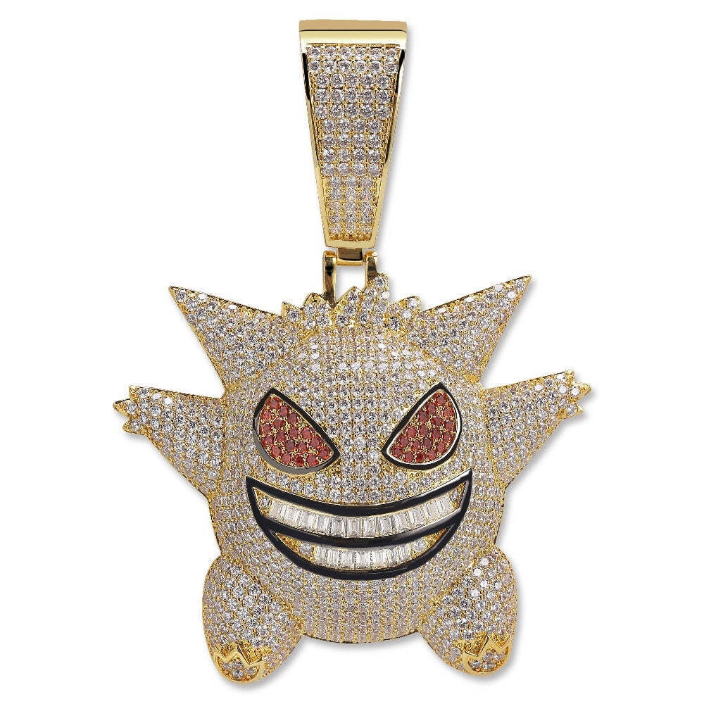 BLACKRISS™Iced Out Gengar Pendant-Blackriss